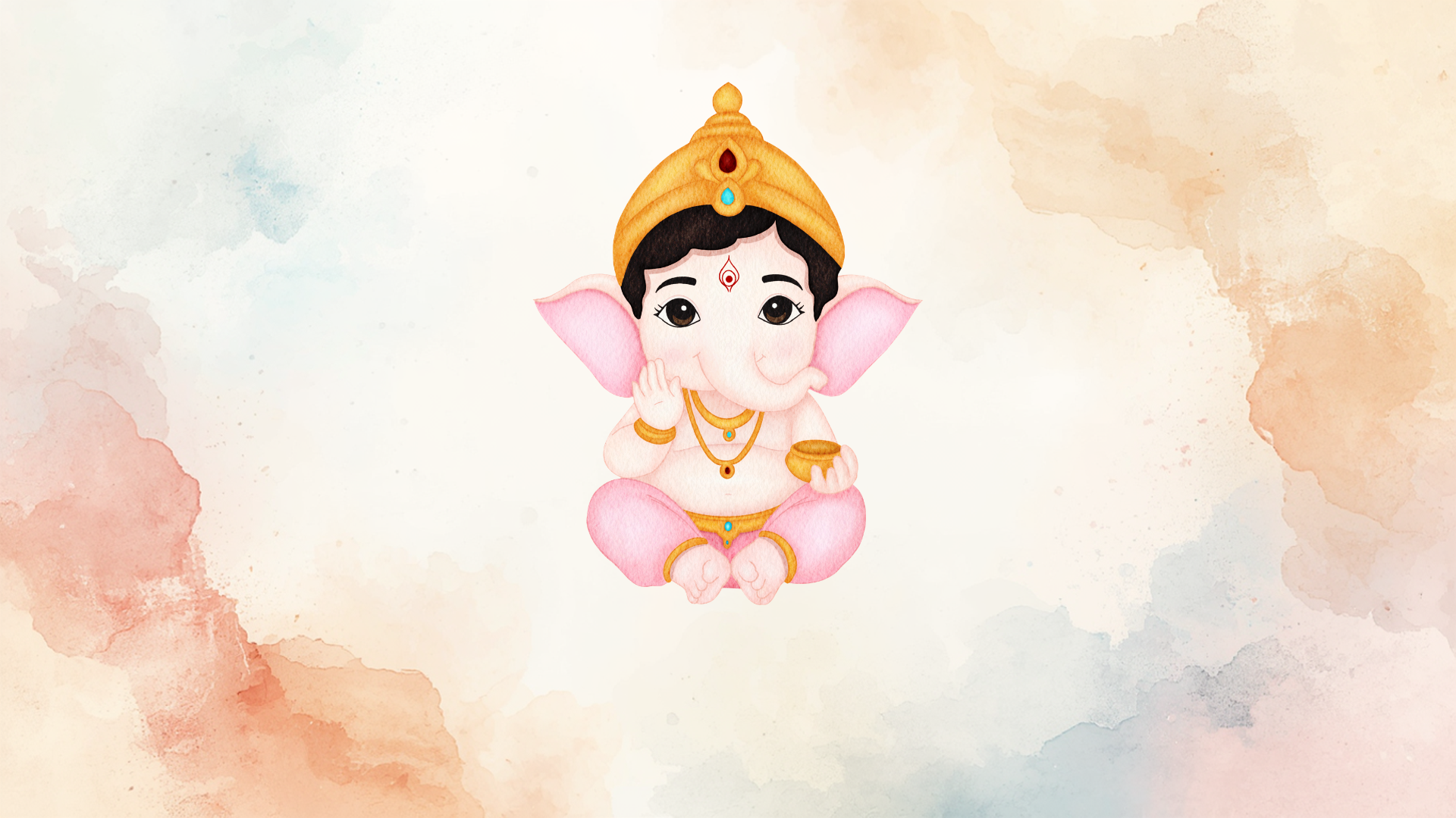 Little Ganesha — wise and gentle elephant friend